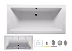 Ванна гидромассажная Riho Lusso 200 x 90 см, FLOW2