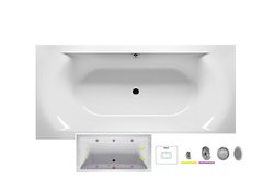 Ванна гидромассажная Riho Lima 190 x 90 см, FLOW2