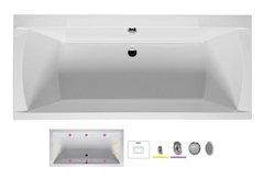 Ванна гидромассажная Riho Julia 180 x 80 см, FLOW