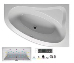 Ванна гидромассажная Riho Lyra 153 x 100 см, BLISS, левая/правая