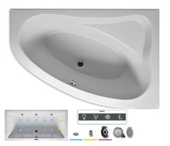 Ванна гидромассажная Riho Lyra 153 x 100 см, JOY, левая/правая