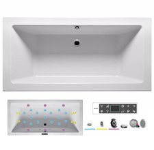 Ванна гидромассажная Riho Lugo 190 x 80 см, BLISS2