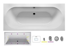 Ванна гидромассажная Riho Carolina 170 x 80 см, FLOW
