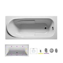 Ванна гидромассажная Riho Columbia 150 x 75 см, FLOW