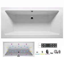 Ванна гидромассажная Riho Lugo 190 x 90 см, BLISS2