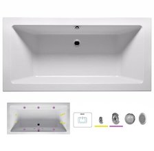 Ванна гидромассажная Riho Lugo 190 x 90 см, FLOW2