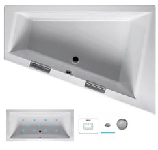 Ванна гидромассажная Riho Doppio 180 x 130 см, AIR, левая/правая