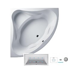 Ванна гидромассажная Riho Neo 140 x 140 см, AIR