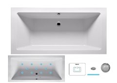 Ванна гидромассажная Riho Lusso 200 x 90 см, AIR2