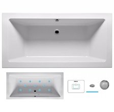 Ванна гидромассажная Riho Lugo 190 x 90 см, AIR2