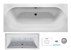 Ванна гидромассажная Riho Carolina 170 x 80 см, AIR