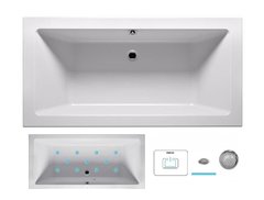 Ванна гидромассажная Riho Lusso 180 x 90 см, AIR