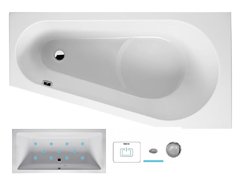 Ванна гидромассажная Riho Delta 150 x 80 см, AIR, левая/правая