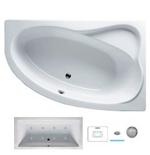 Ванна гидромассажная Riho Lyra 140 x 90 см, AIR, правая/левая