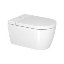 Комплект Duravit Starck f Lite, безободковый унитаз ME by Starck с электронным сиденьем SensoWash, 650001012004310 (2510092000+612000012000310)