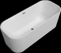 Квариловая ванна Villeroy&Boch Finion 170 x 70 см UBQ177FIN7A100V401, фурнитура хром