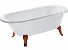 Квариловая ванна Villeroy&Boch Hommage 177 x 77 см UBQ180HOM7V-01 на деревянных ножках