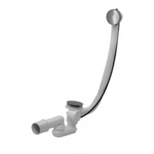 Слив-перелив полуавтомат Vega V55К 100 см, цвет хром глянцевый, Гл000006592