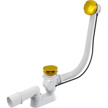 Слив-перелив полуавтомат Vega V55R 60 см, цвет золото матовое, Гл000026512