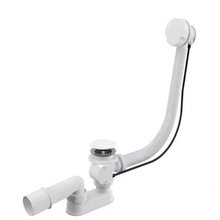 Слив-перелив полуавтомат Vega V55R 120 см, цвет белый матовый, Гл000026276