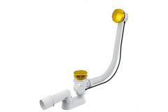 Слив-перелив полуавтомат Vega V55R 100 см, цвет золото матовое, Гл000026539