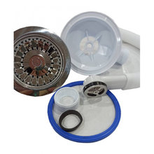 Слив-перелив для кухонной мойки Zorg W 3, цвет хром