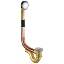 Слив-перелив для ванны Elghansa Waste Systems WBT-315, цвет бронза