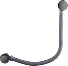 Слив-перелив для ванны Allen Brau Priority, 5.31027-MG, Click-Clack, графит браш