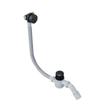 Слив-перелив Excellent Hover для ванны, с наполнением, 60/80/100 см, черный матовый, ARIN.3410BL