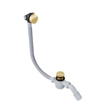 Слив-перелив Excellent Hover для ванны, с наполнением, 60/80/100 см, золото, ARIN.3410GL