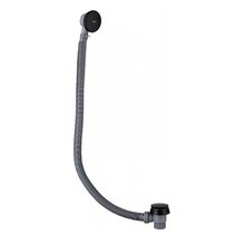 Слив-перелив для ванн Allen Brau Priority Round, Click-Clack, черный матовый, 5.31027-31