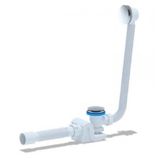 Слив-перелив/Сифон АниПласт «Бриг», НФ-00011795, для ванны Счастье + накладка металлическая, хром