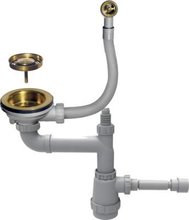 Арматура для одночашевых моек Omoikiri WK-1-R-G 4956499, золото