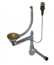 Арматура Omoikiri WK-1CL-R AB 4956615 для одночашевых моек, античная латунь