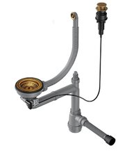 Арматура Omoikiri WK-1CL-R-A AB 4957092 для одночашевых моек, античная латунь