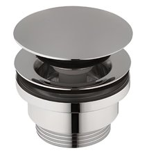 Донный клапан Creto Vicario CRSP0007 CR, для ванны, универсальный, Click-Clack, хром