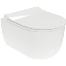 Унитаз подвесной Excellent Odyss CENL.4609.490.WH, безободковый, крышка микролифт, белый