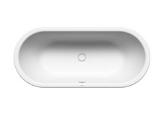 Ванна стальная Kaldewei Centro Duo Oval standard mod 128, 180 x 80 см, слив-перелив, альпийский белый, 282800010001/687772080001