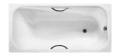 Чугунная ванна Wotte Start UR 150 х 70 см, c отверстиями для ручек, белая, БП-э0001102
