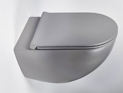 Подвесной унитаз Galassia Dream 7317GM, безободковый, серый матовый