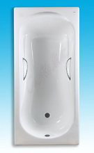 Чугунная ванна Castalia Venera 170 х 80 см, с ручками, белая, Н0000149