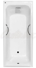 Ванна чугунная Castalia Prime S2021 Ц0000147 180 х 80 см, с ручками, белая