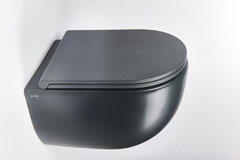 Подвесной унитаз Galassia Dream 7334NEMT, безободковый, черный матовый