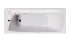 Ванна чугунная Goldman Loft LF17070, 170 х 70 см, белая