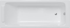 Чугунная ванна Jacob Delafon Parallel, 170 x 70 см, без отверстий для ручек и антискользящего покрытия, ножки и слив-перелив в подарок, белая, E2947-S-00