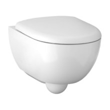 Подвесной безободковый унитаз Geberit Renova 500.803.00.1 Compact, крышка микролифт