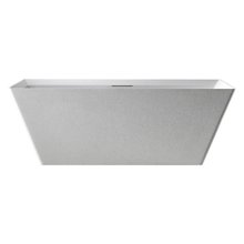 Ванна из искусственного камня Abber Berlin 170 х 75 см, белая матовая, AM9912