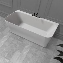 Ванна Abber Stein из искусственного камня 170 х 80 см, белая матовая, AS9616