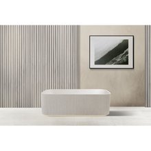 Ванна Abber Stein из искусственного камня 170 х 75 см, белая матовая, AS9663