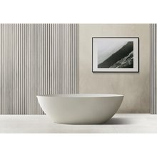 Ванна Abber Stein из искусственного камня 170 х 80 см, белая матовая, AS9625-1.7